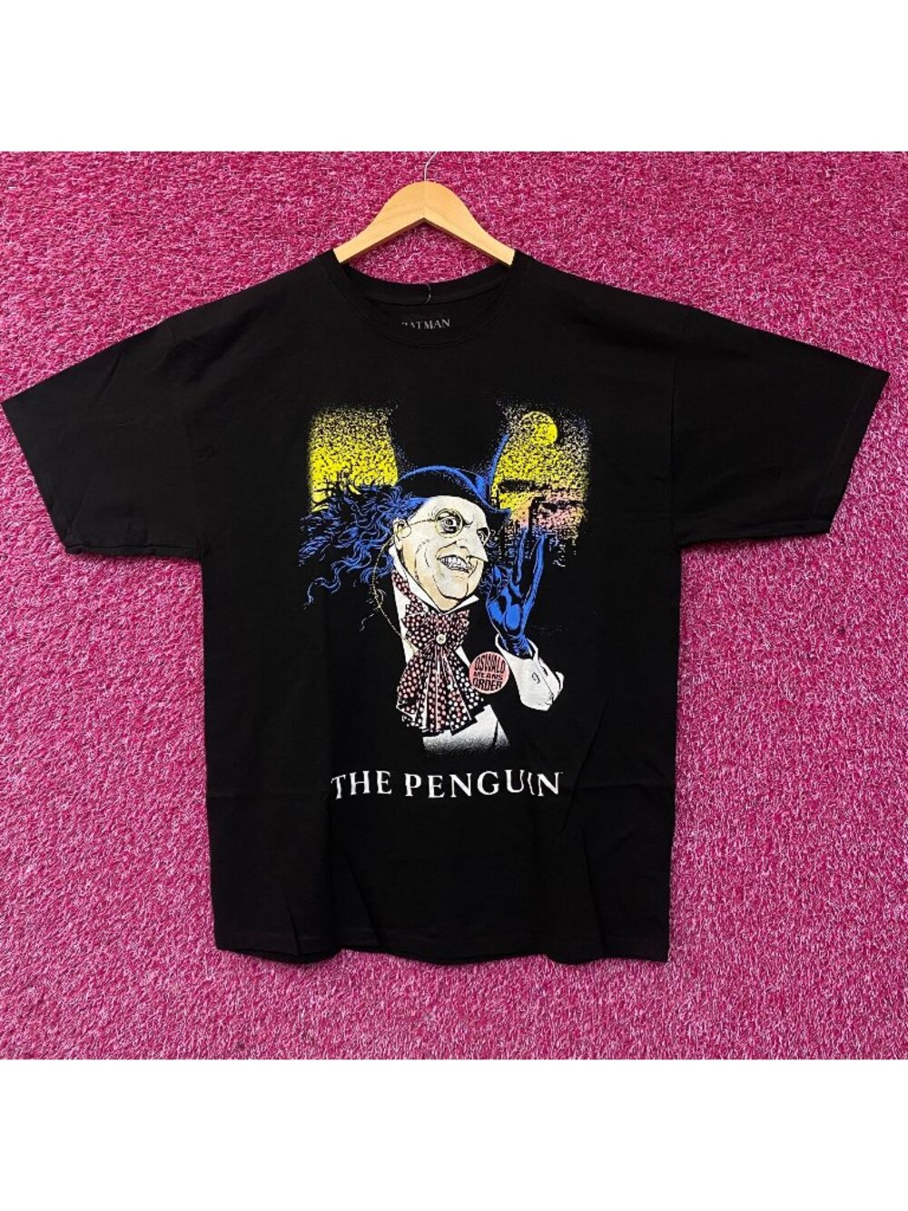 Batman Returns The Penguin Oswald Means Order Graphic T-Shirt XL
